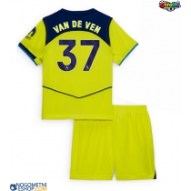 Otroški Nogometni dresi Tottenham Hotspur Micky van de Ven #37 Tretji 2025-26 Kratek Rokav (+ Kratke hlače)